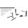 6481168 MiG 21F undercarriage legs PRINT 1 48 Eduard
