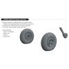 6481206 Spitfire Mk.IX wheels 1 48 Airfix