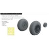648503 P 51D wheels oval tread 1 48 Eduard