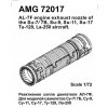 72017 1 72 AL 7F engine exh.nozzle for Su 7 7B 9 11 17