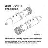 72037 1 72 FAB 500ShL 500kg High explosive bomb (2 pcs.)