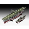 Plastic ModelKit loď 05149 - HMS Ark Royal & Tribal Class Destroyer (1:720)