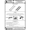 1/72 Browning M1919 .30 cal gun barrels (2 pcs.)
