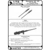 1/72 Browning M2 HB 12,7 mm gun barrels (2 pcs.)