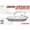 UA72133 German WWII E 100 Super Heavy Tank with 128mm Flak 40 Gun