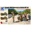 CB35035 Triumph 3HW Motorcycle with British MP Set