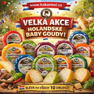 🧀🇳🇱 VELKÁ AKCE: HOLANDSKÉ BABY GOUDY od Henri Willig 🇳🇱🧀 Malé tvarem, obrovské chutí. Legendární holandské baby goudy...