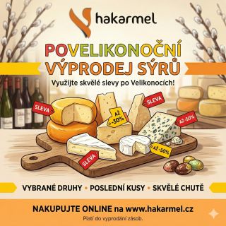 🥚 Vajíčka jsou pryč, teď je čas na sýry! 🧀 Velikonoční koledování sice skončilo, ale u nás na HaKarmel hodování nekončí!...