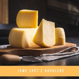 Jsme zpět z dovolené! 🧀✨ Od dneška opět naplno odesíláme objednávky, krájíme sýry a chystáme pro vás další dobroty. ❤️...