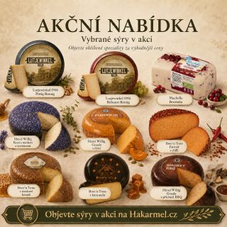 🧀 PÁTEK JE TADY A S NÍM I SÝRY NA PŘÍŠTÍ TÝDEN V AKCI! Na příští týden jsme pro vás připravili výběr zajímavých sýrových...