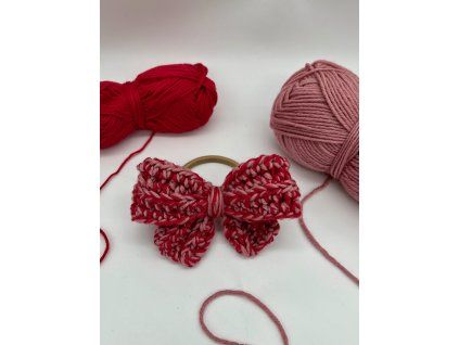 Gumička do vlasů s mašlí