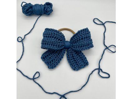 Gumička do vlasů s mašlí