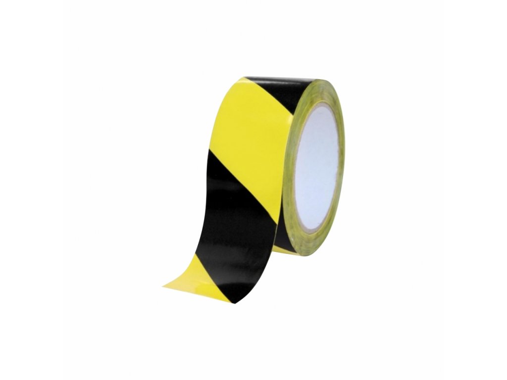 Lepiaca páska PVC na podlahy 100mm x 33m Žlto-čierna PVC009  98 13