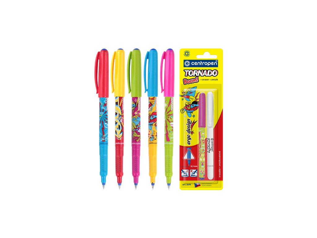pero gulockove centropen 2675 2 tornado boom zmizik blister