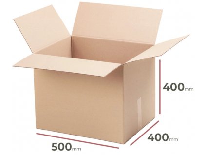 Darčeková krabička veko-dno 200x200x85 - hnedá