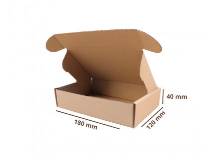 Poštová krabica 180x120x40 - 3VL (Balenie 400 ks balenie)