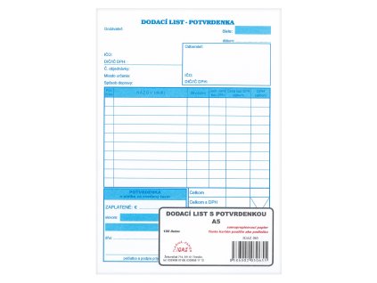 1895 sk dodaci list s dph a5 s potvrdenkou samoprepis 65 php