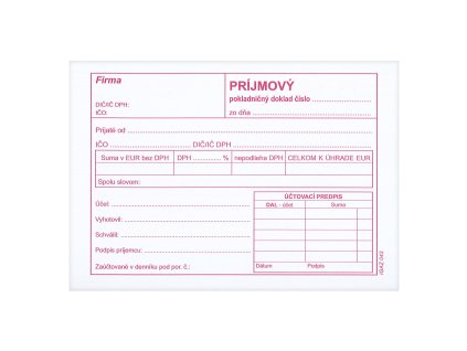 2187 sk prijmovy pokladnicny doklad s dph a6 43 php