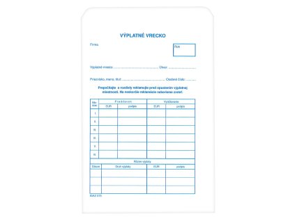 2248 sk vyplatne vrecko 12 x 185 cm c6 75 php