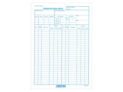 2520 sk skladova karta a4 typ a 190 php