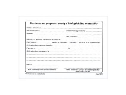 2804 sk prikaz na dopravu osoby zo zdrav dovodov 412 php