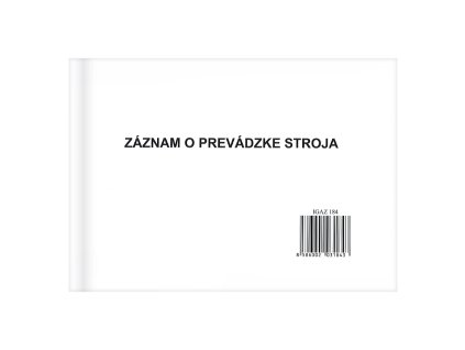 8318 sk zaznam o prev stroja a5 184 php