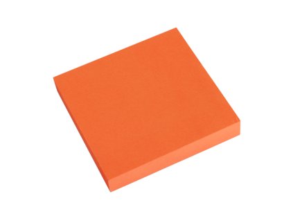 3998 sk blok kocka lepiaci neon oranz 76 x 76 mm php