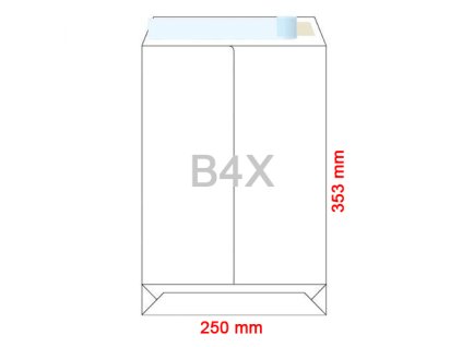 14294 sk obalky b4 x 250 x 353 mm dno tasky biele samolepiace krycia paska php
