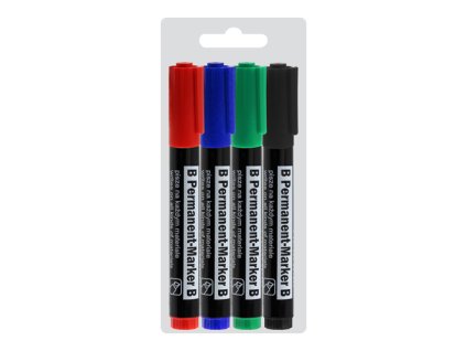 popisovac permanent b sada 4 ks