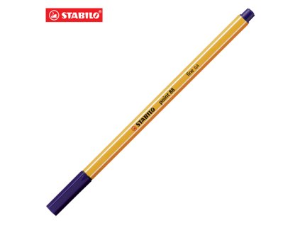 liner stabilo point 88 ladovo modrocierny
