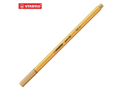 liner stabilo point 88 tmavo okrovy