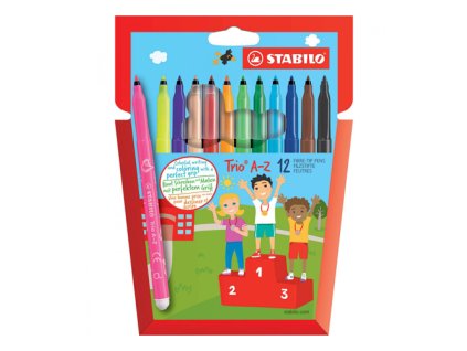 fixy vlaknove stabilo trio a z 12 ks