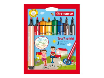 fixy stabilo trio scribbi 8 ks