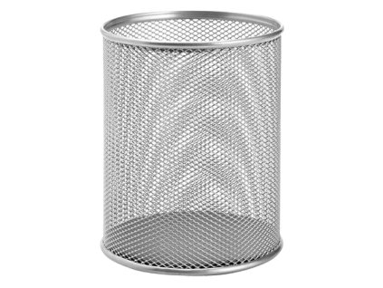 droteny stojan na pera velky strieborny