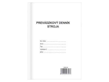 prevadzkovy dennik stroja a5 48 stran 307