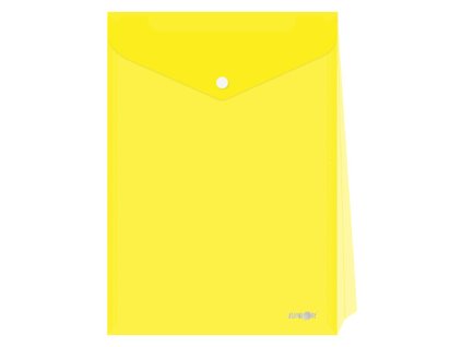 obal s patentkou rozsiritelny pp a4 up priehladny zlty
