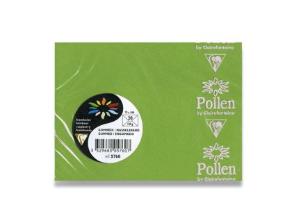 obalka cf 100x75 mm zelena 120g 20ks