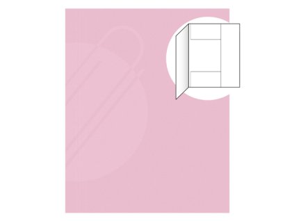 odkladacia mapa s 3 chlopnami eko 253 skladana ruzova