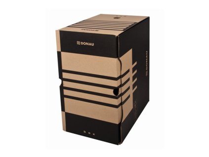 archivny box a4 200 mm karton donau prirodny