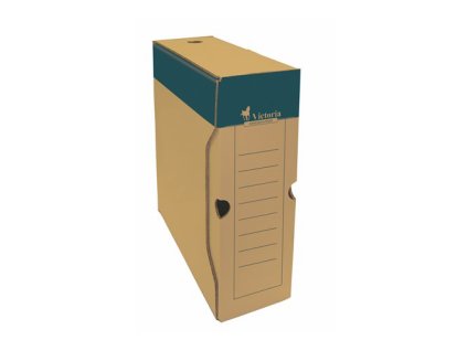archivny box a4 100 mm karton victoria prirodny