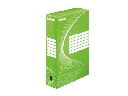 archivny box a4 80 mm karton esselte standard zeleny