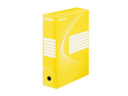 archivny box a4 100 mm karton esselte standard zlty