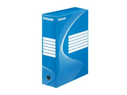 archivny box a4 100 mm karton esselte standard modry