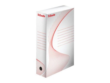 archivny box a4 80 mm karton esselte standard biely