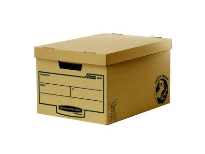 archivny kontajner kartonovy velky bankers box earth series by fellowes 10ks