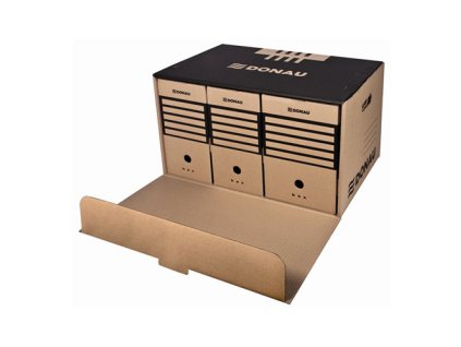 archivny kontajner dopredu otvaratelne veko donau hnedy