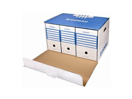 archivny kontajner dopredu otvaratelne veko donau modry