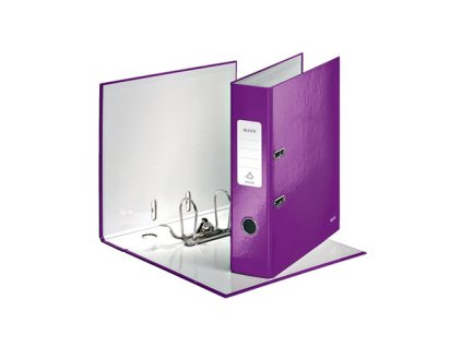 pakovy sanon 80 mm a4 pp karton polakovany leitz 180 active wow fialovy