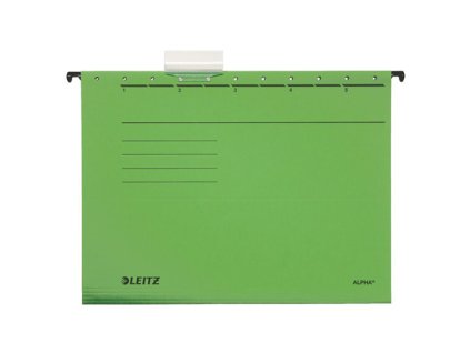 zavesna zakladacia doska karton a4 leitz alpha zelena 25ks