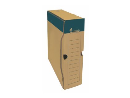 archivny box a4 80 mm karton victoria prirodny